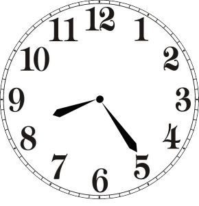 Time in Spanish Clock 2