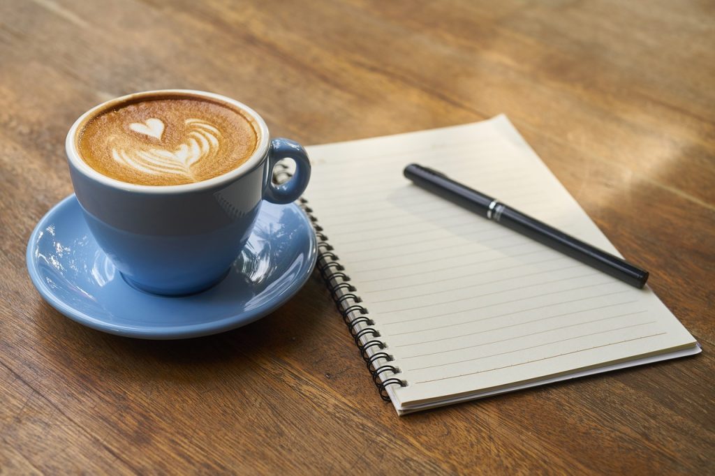 coffee writing