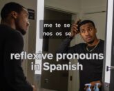 Reflexive pronouns in Spanish: me te se nos os se