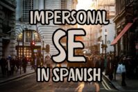Impersonal Se in Spanish