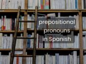 Prepositional pronouns in Spanish