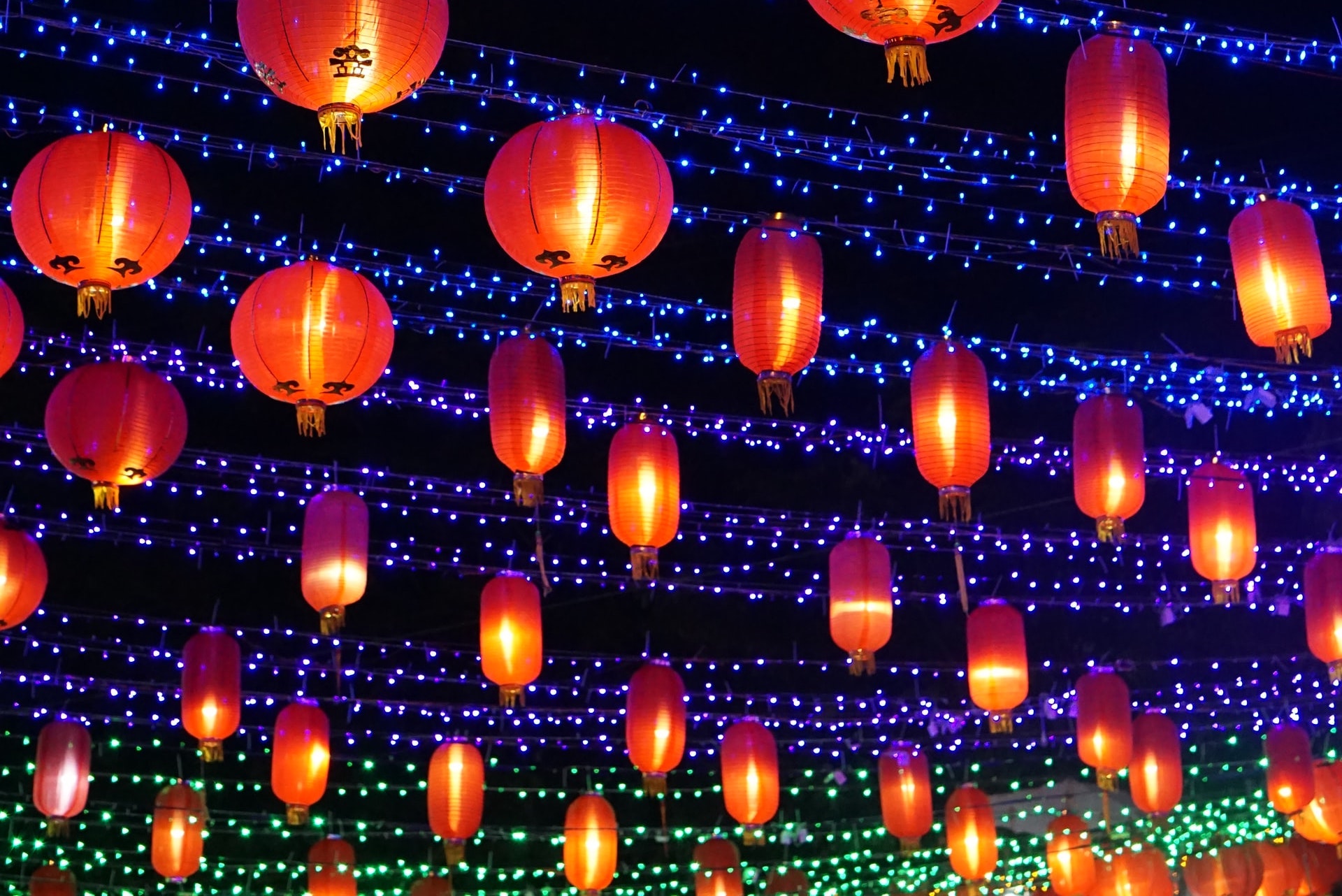 Lanterns for Chinese New Year in Spanish
