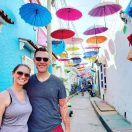 Chris and his wife in Cartagena, Colombia