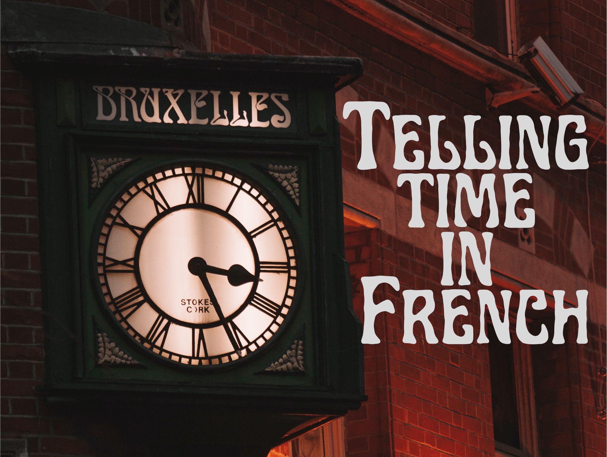 Telling time in French