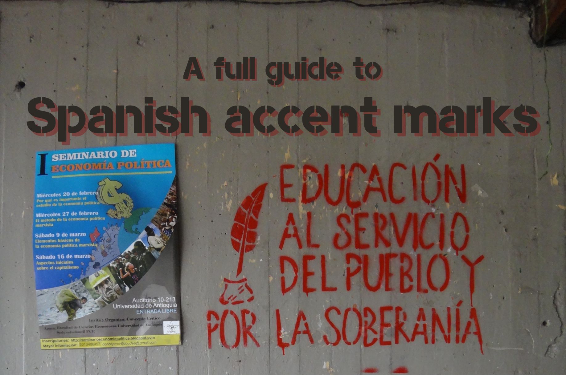 A full guide to Spanish accent marks