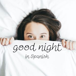 they do the homework at night in spanish