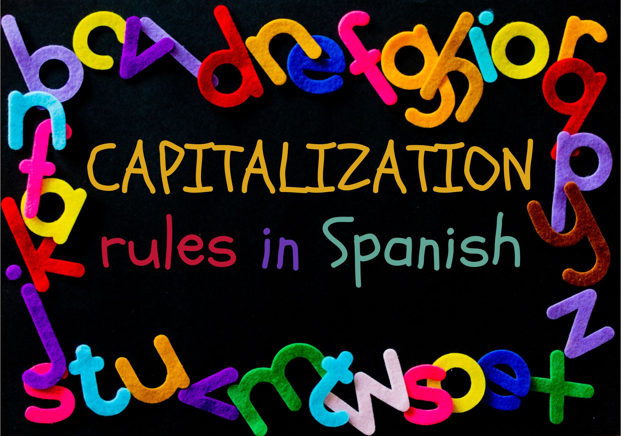 Capitalization rules in Spanish