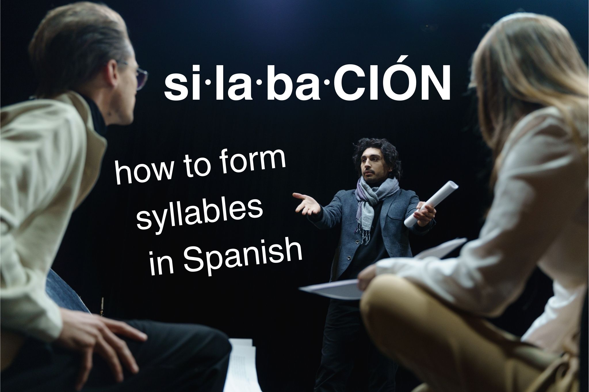 How to form syllables in Spanish