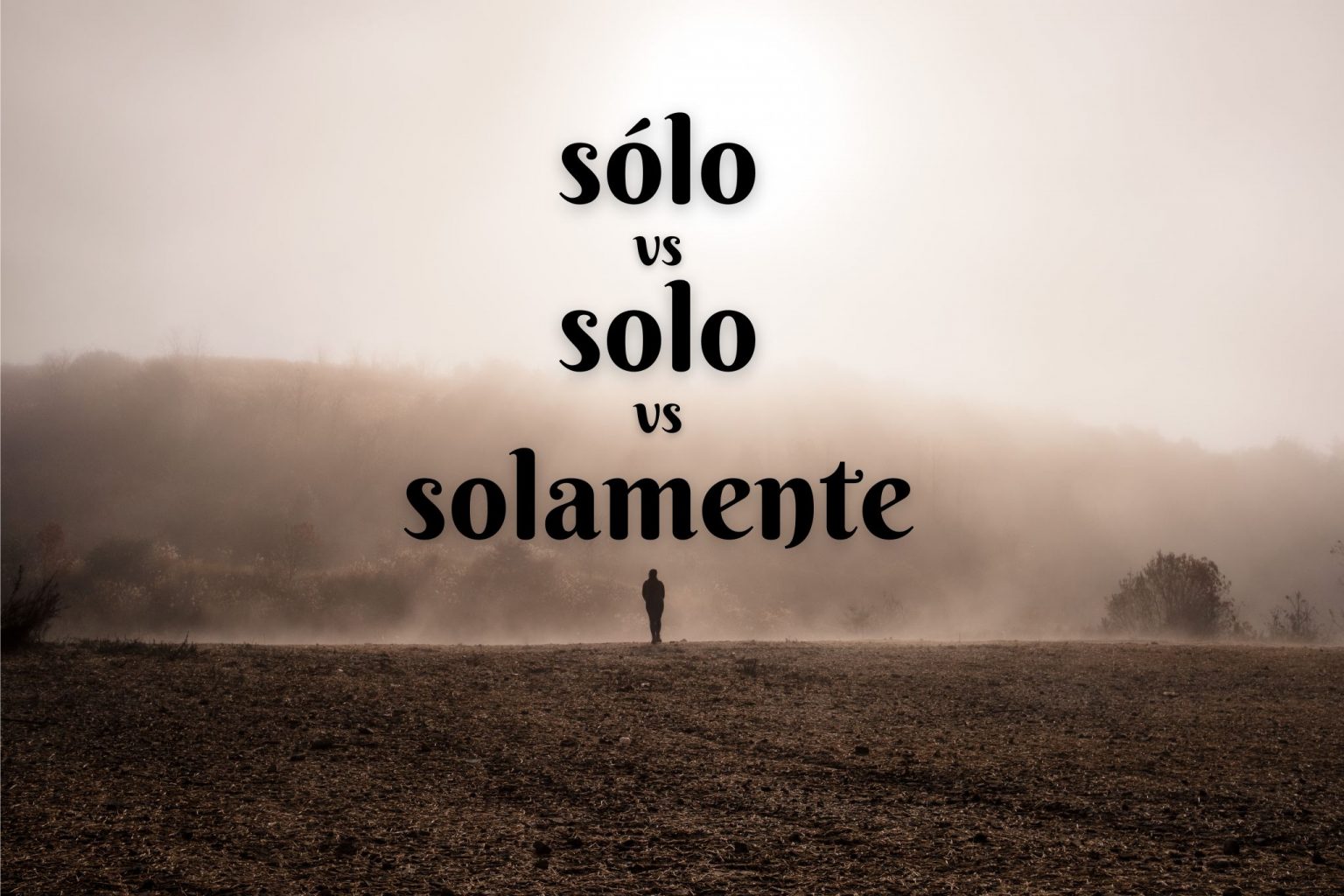 S lo Vs Solo Vs Solamente When To Use Each BaseLang