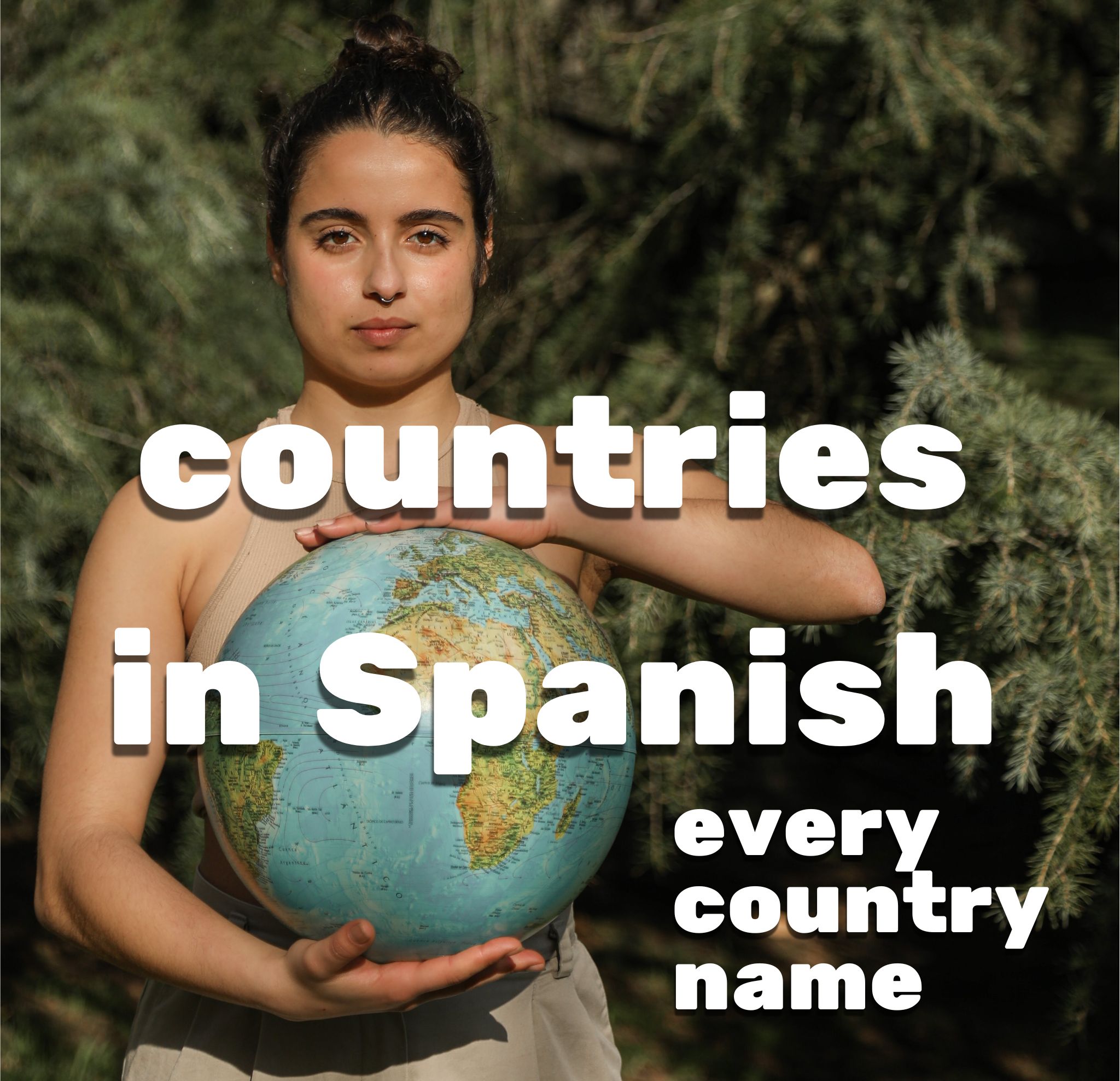 Countries in Spanish: every country name