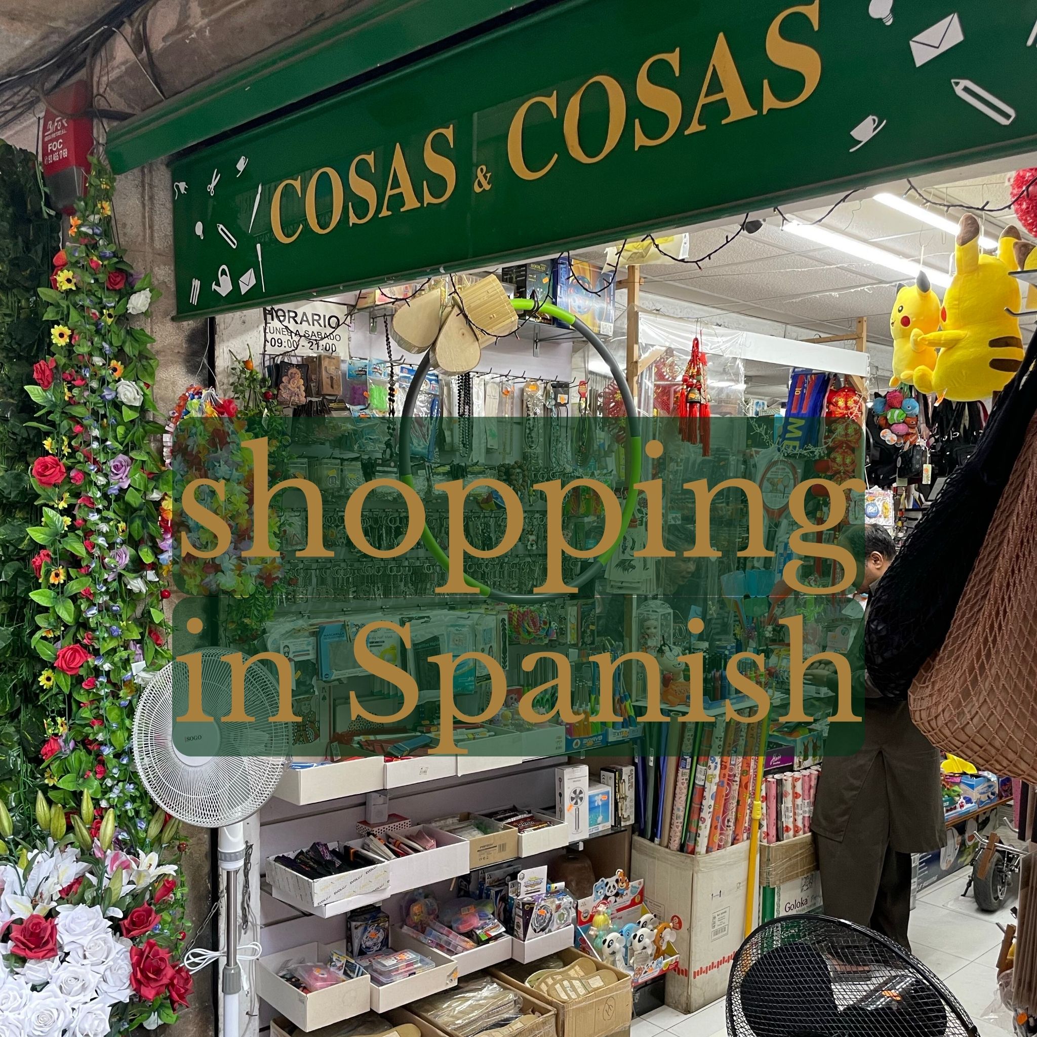 Shopping in Spanish