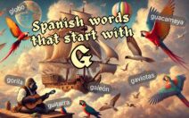 Spanish words that start with G